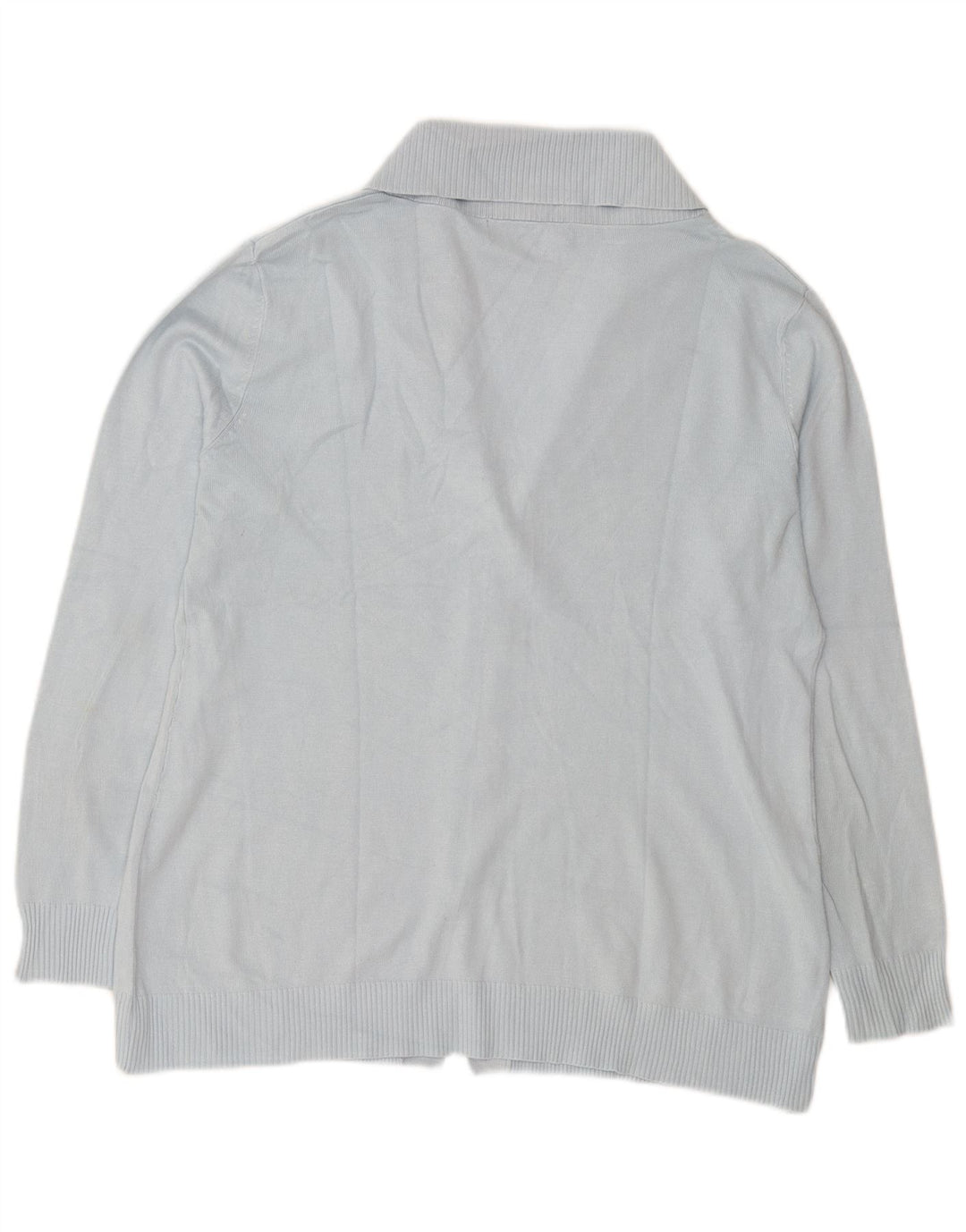 Pulover cardigan pentru femei Zara UK 16, mare, albastru, raion