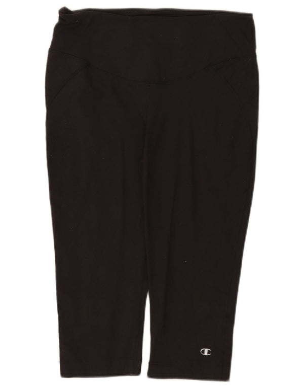 Leggings Capri Champion pentru femei UK 12 Medium Black Nylon