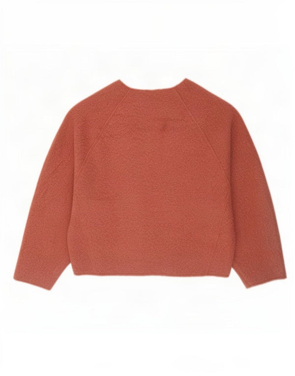 Pulover supradimensionat pentru femei Zara, cu gât de barcă, UK 10 Mic, roz