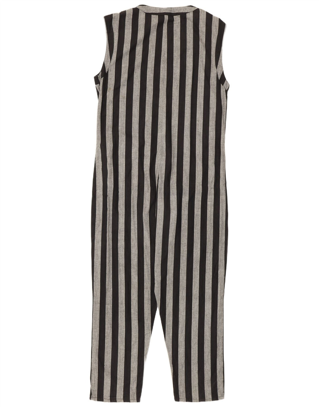 Salopetă vintage fără mâneci pentru femei UK 14 Medium Black Dunge