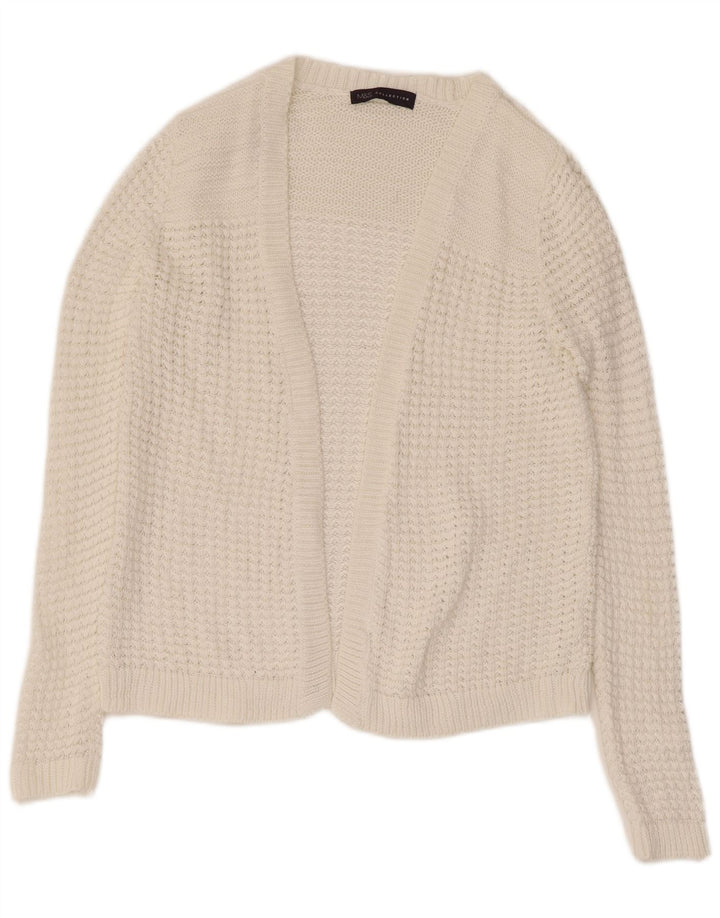 Pulover cardigan deschis pentru femei Marks & Spencer UK 8 Small White