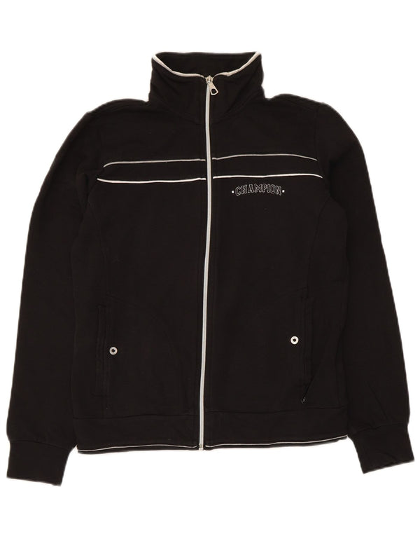 Jachetă de trening pentru femei Champion UK 10 Bumbac negru mic