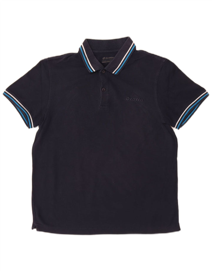 Tricou polo pentru bărbați Lotto Mic Bleumarin