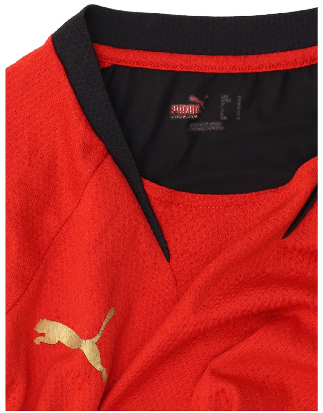 Tricou grafic Puma pentru bărbați Top mic roșu Colorblock
