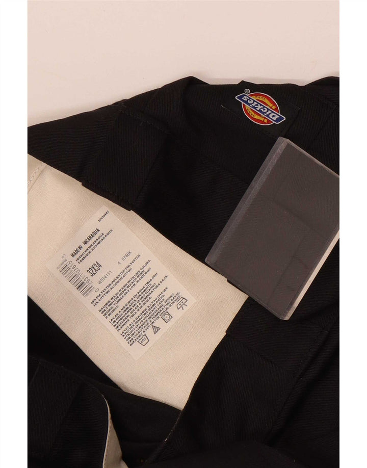 Pantaloni chino drepți pentru bărbați Dickies L32 L34 Poliester negru