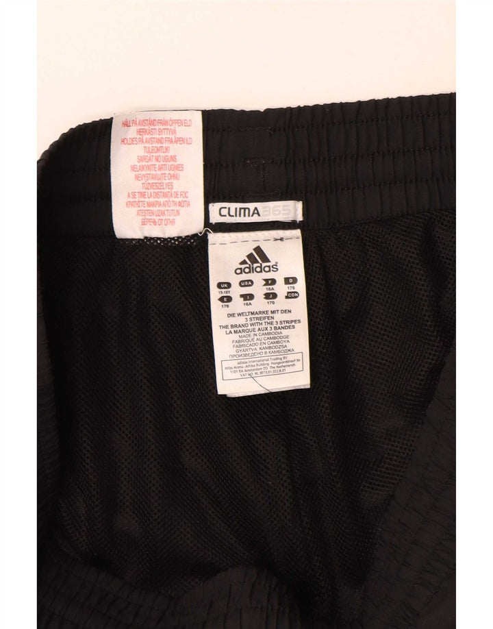 Pantaloni de trening Adidas Climacool Capri pentru baieti 15-16 ani poliester negru