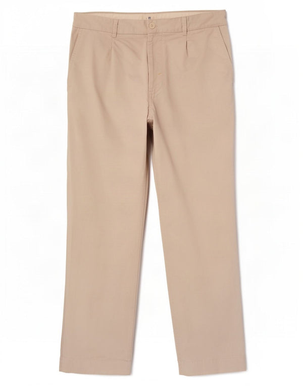 Pantaloni chino drepti pentru bărbați Gap, cu tăiere clasică, L36 L30, bumbac bej