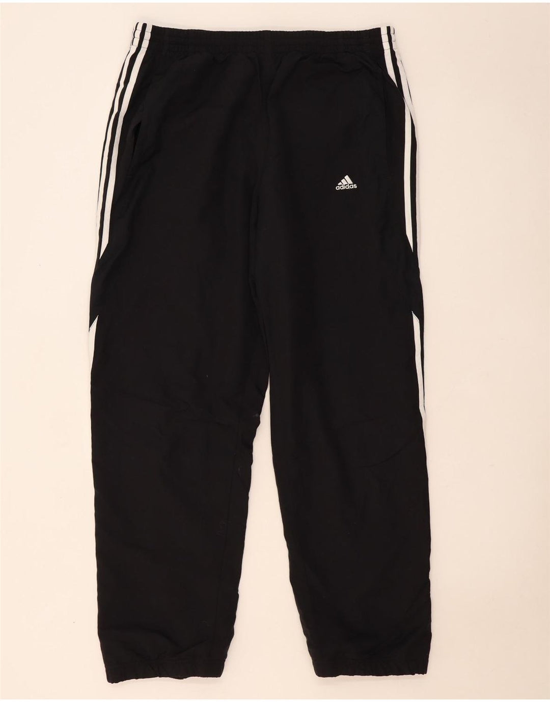 Pantaloni de trening pentru bărbați Adidas Pantaloni de jogging, mari, negru, poliester