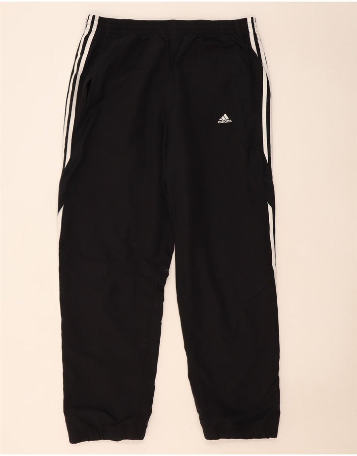 Pantaloni de trening pentru bărbați Adidas Pantaloni de jogging, mari, negru, poliester