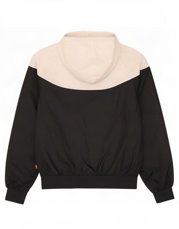 Jachetă de top pentru trening cu glugă Nike pentru femei UK 14, mare, alb, bloc de culoare