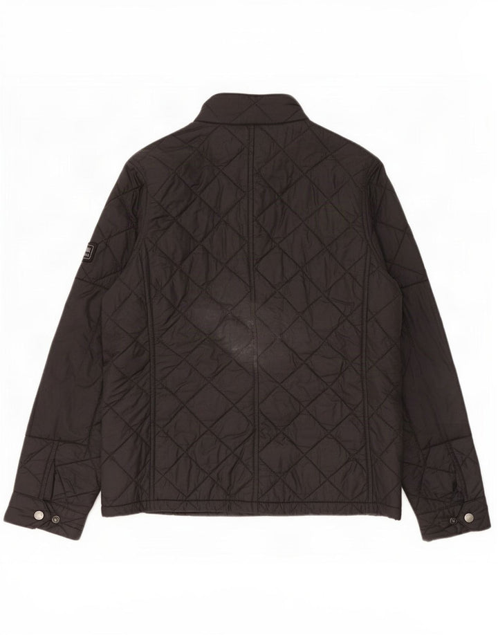 Jachetă matlasată pentru băieți Barbour 12-13 ani XL poliester negru