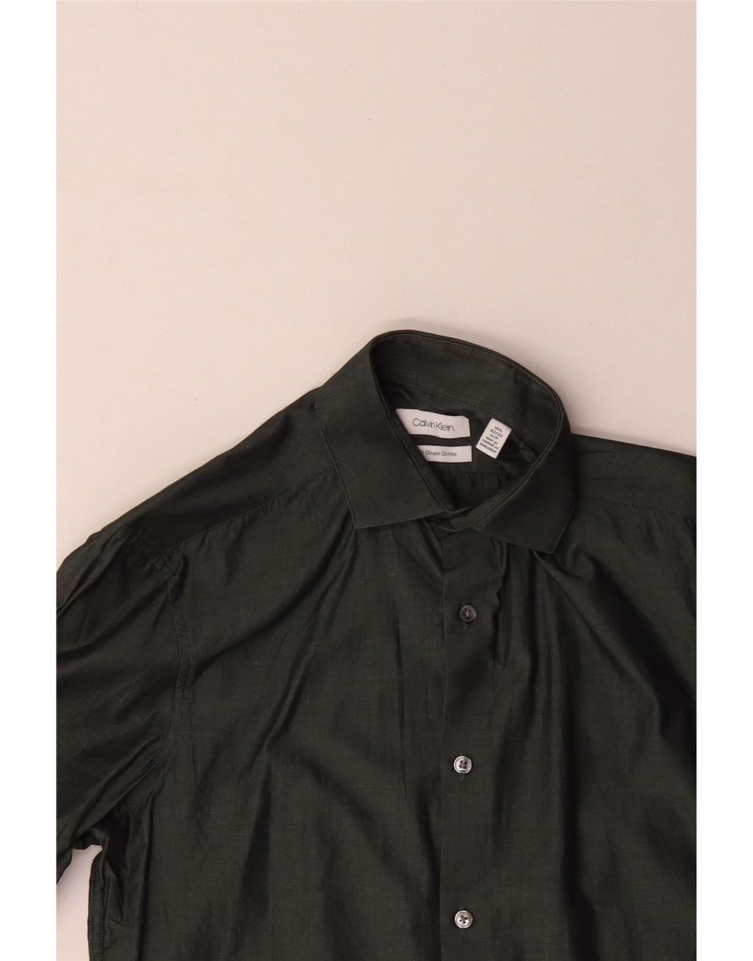 Cămașă pentru bărbați Calvin Klein Mărimea 14 1/2 Mic Verde