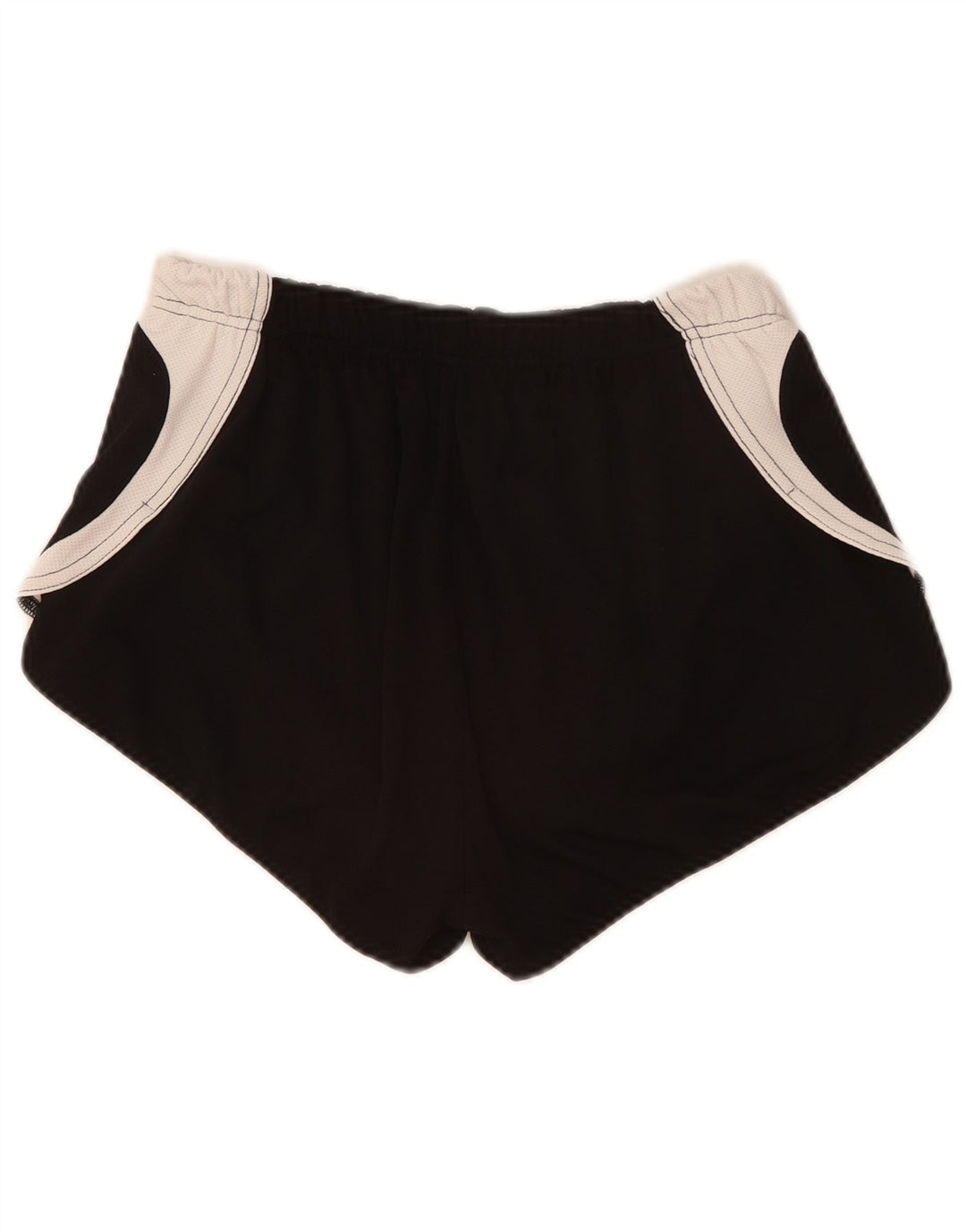 Pantaloni scurti sport grafic Asics pentru femei UK 12 Medium Black Colorblock Poliester