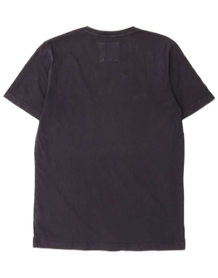 Crew Clothing Tricou Bărbați Top Mediu Negru Bumbac Clasic