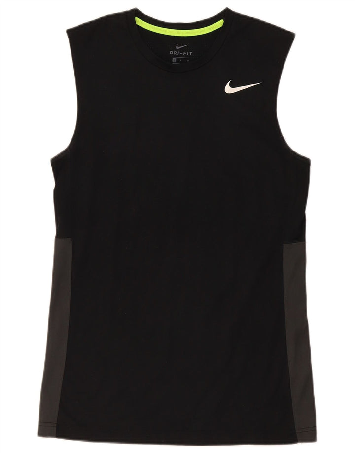 Vesta Nike Dri Fit pentru bărbați, mic, negru, colorblock