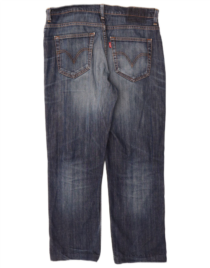 Blugi drepti pentru bărbați Levi's W33 L30 Bumbac albastru