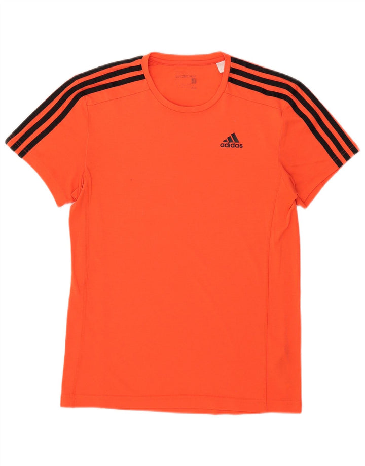 Tricou Adidas Climalite pentru bărbați Top mic poliester portocaliu