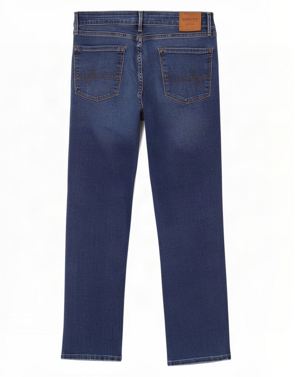 Blugi drepti Levi's Denizen pentru femei cu talie mare US 10 Large W30 L27 Blue