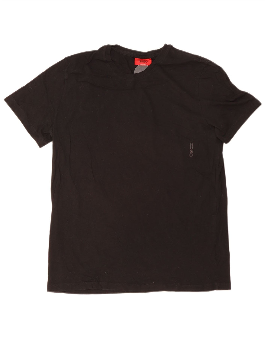Tricou pentru bărbați Hugo Boss Top mediu din bumbac negru