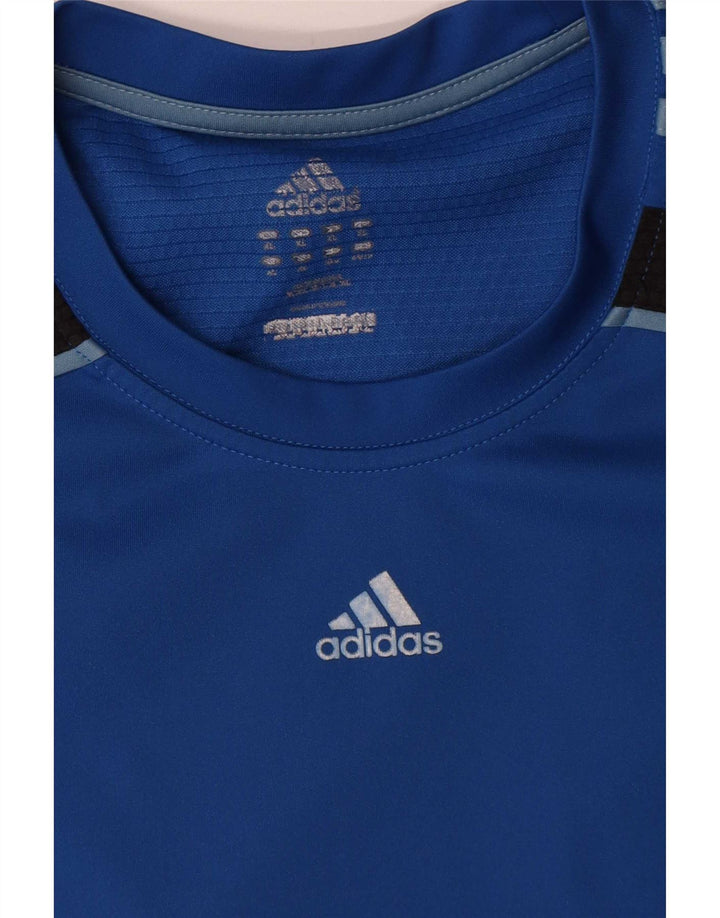 Tricou pentru bărbați Adidas Top XL Albastru Poliester Colorblock