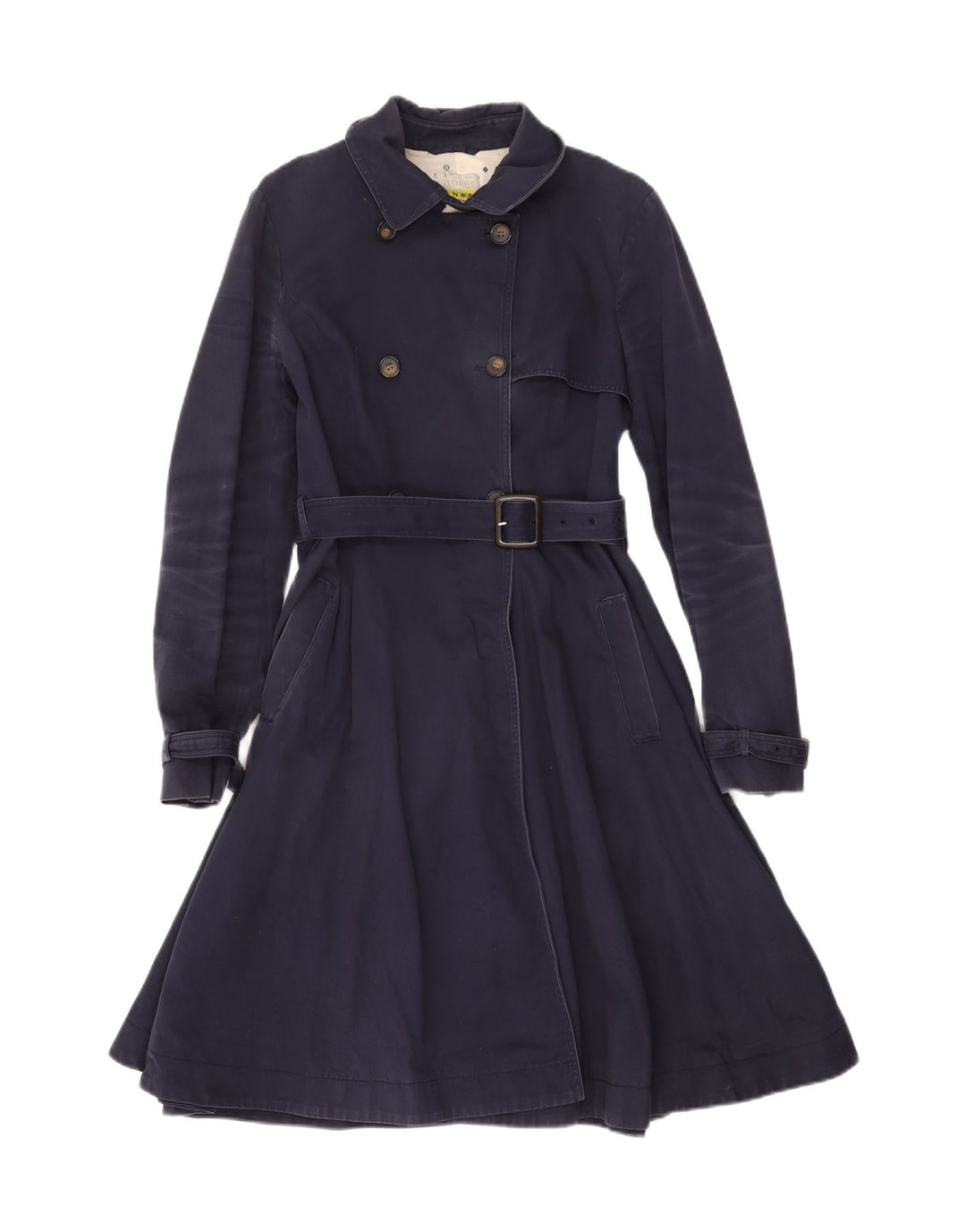 Trenci pentru femei Hobbs UK 12 Medium Bluemarin Bumbac