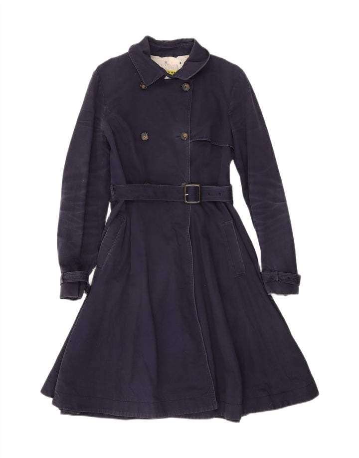 Trenci pentru femei Hobbs UK 12 Medium Bluemarin Bumbac