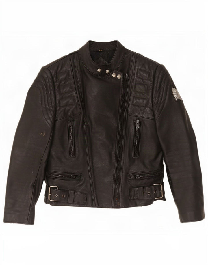 Jachetă motociclist din piele pentru femei Krawehl IT 44 Medium Black
