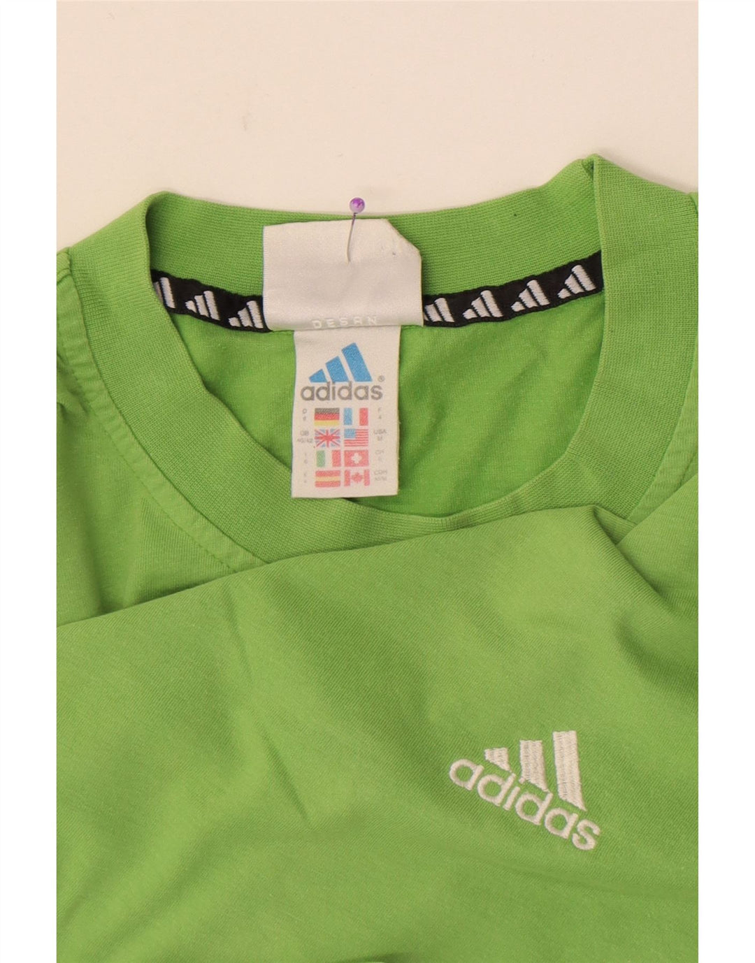 Tricou pentru bărbați Adidas Top UK 40/42 Medium Green