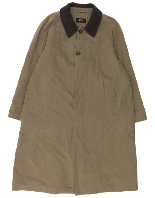Palton pentru femei Hugo Boss EU 54 2XL bumbac kaki