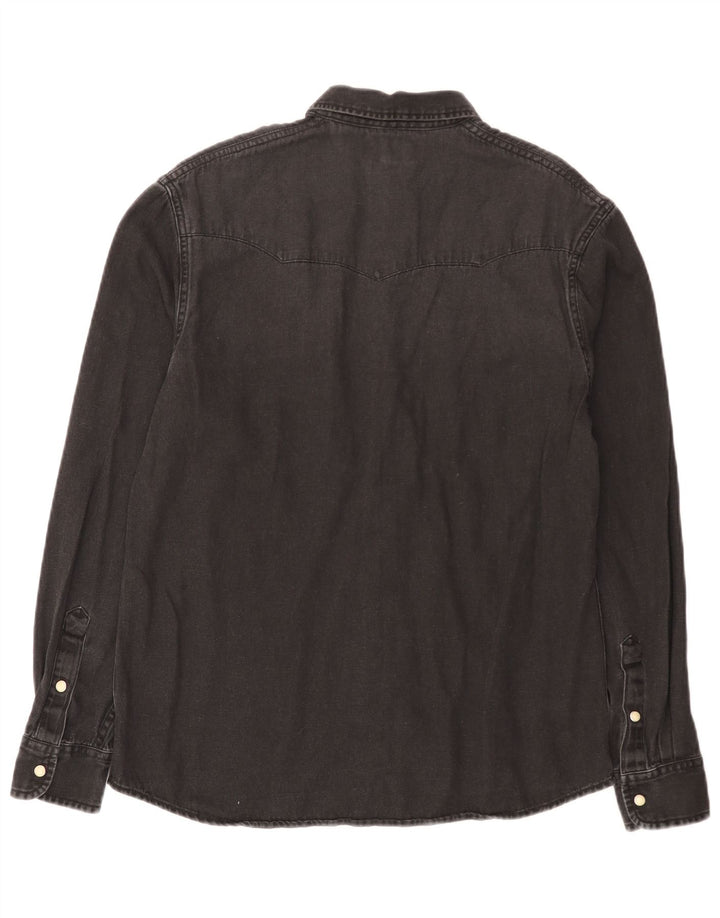 Cămașă Western Regular Fit pentru bărbați Wrangler, bumbac mediu negru