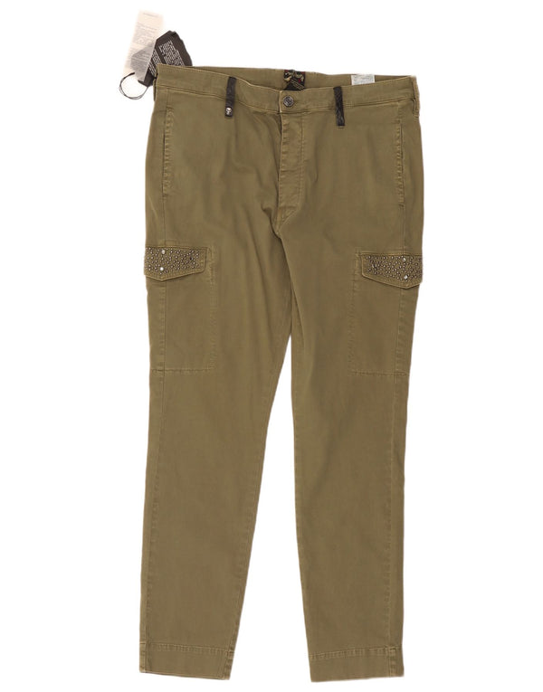 RA-RE Pantaloni cargo skinny pentru femei W31 L27 bumbac kaki