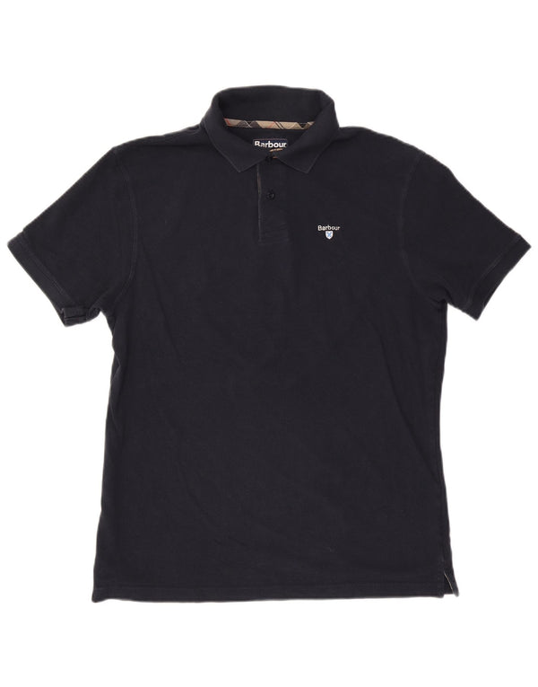 Tricou polo pentru bărbați Barbour XL, bumbac bleumarin