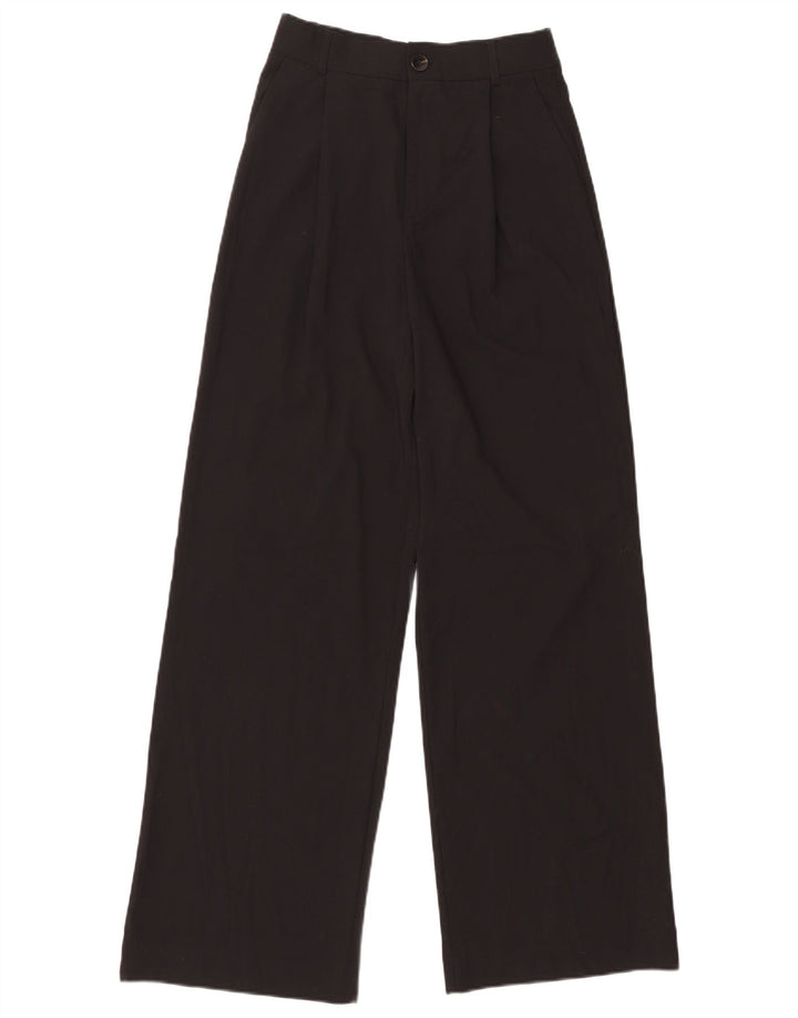 Pantaloni chino pentru femei Zara Mici L26 L31 Poliester negru