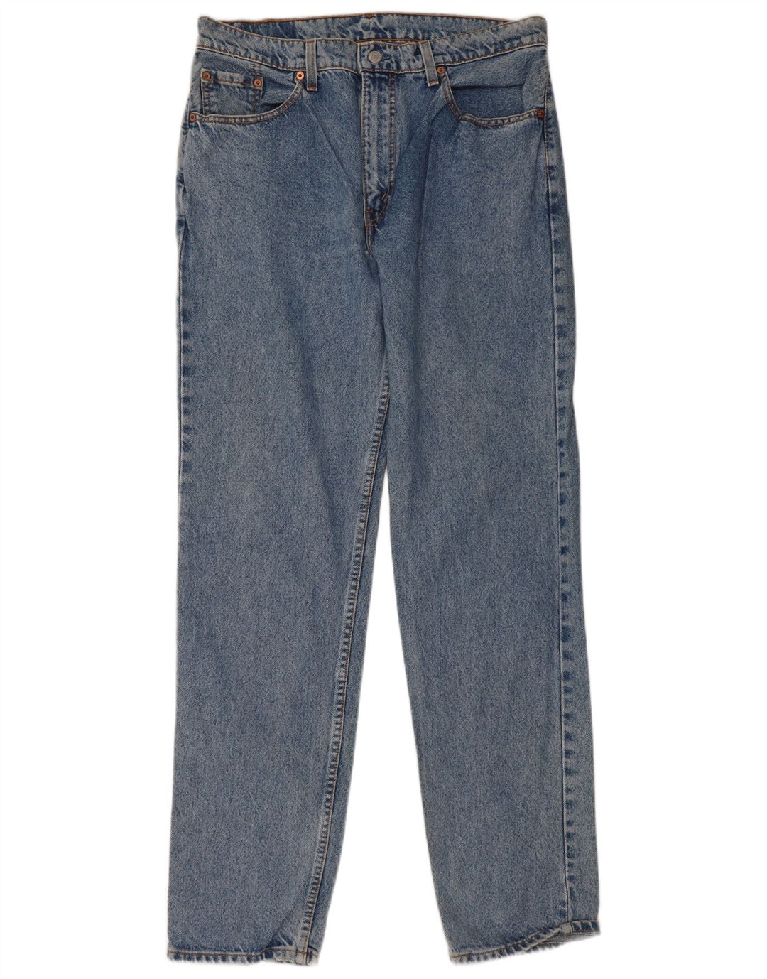 Blugi drepti pentru bărbați Levi's 504 W36 L34 Bumbac albastru