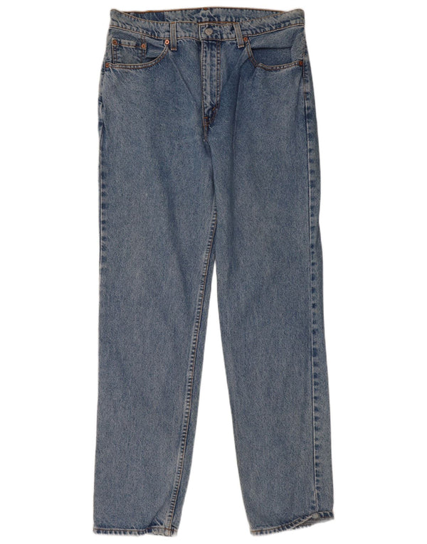 Blugi drepti pentru bărbați Levi's 504 W36 L34 Bumbac albastru