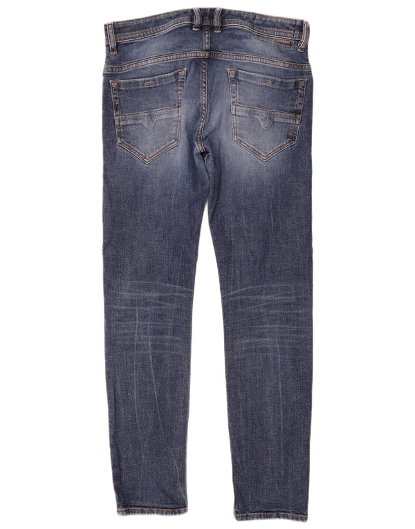 Diesel Mens Skinny Jeans W32 L31 Blue Cotton