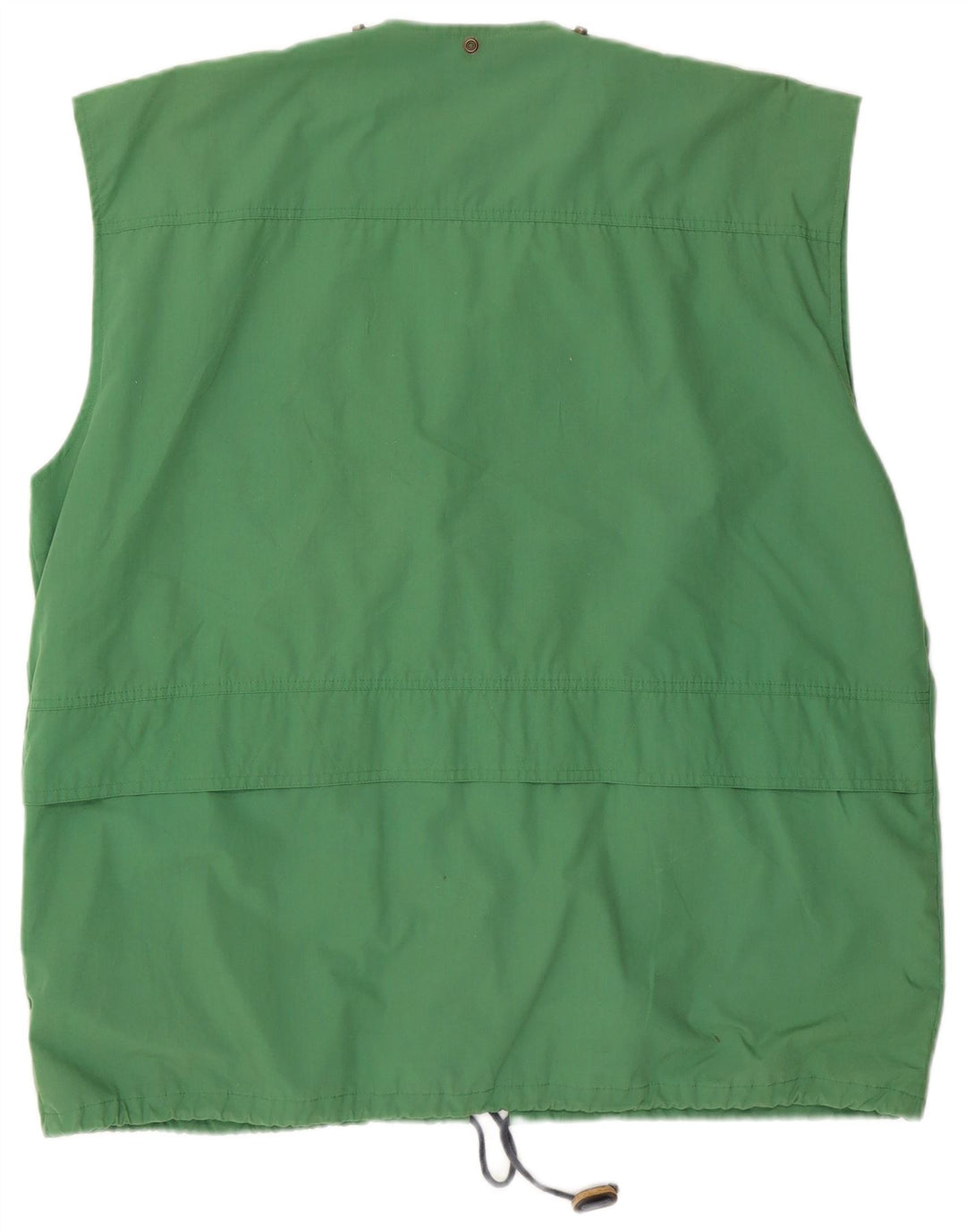 Gilet vintage pentru bărbați, UK 44 2XL, verde, poliester
