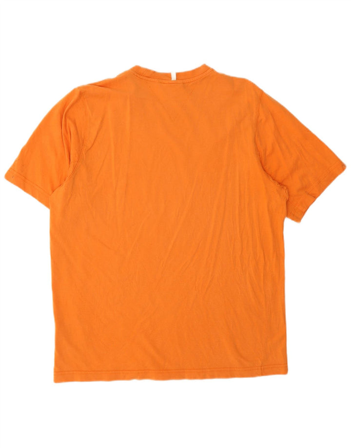 Tricou pentru bărbați Adidas Top Bumbac portocaliu mediu