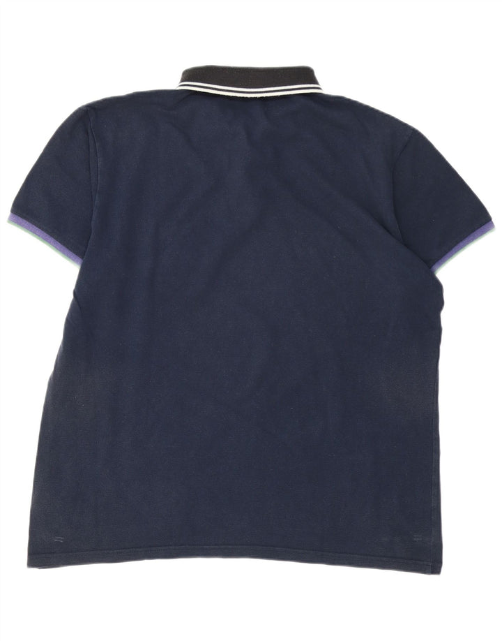 FRED PERRY Tricou polo rugby pentru bărbați 2XL bumbac bleumarin