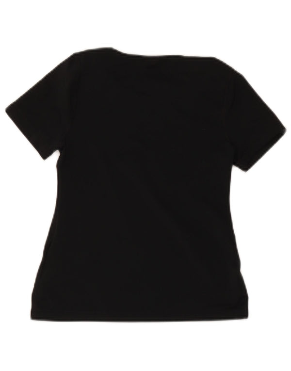 Tricou grafic Nike Dri Fit pentru fete Top 8-9 ani Poliester negru mic