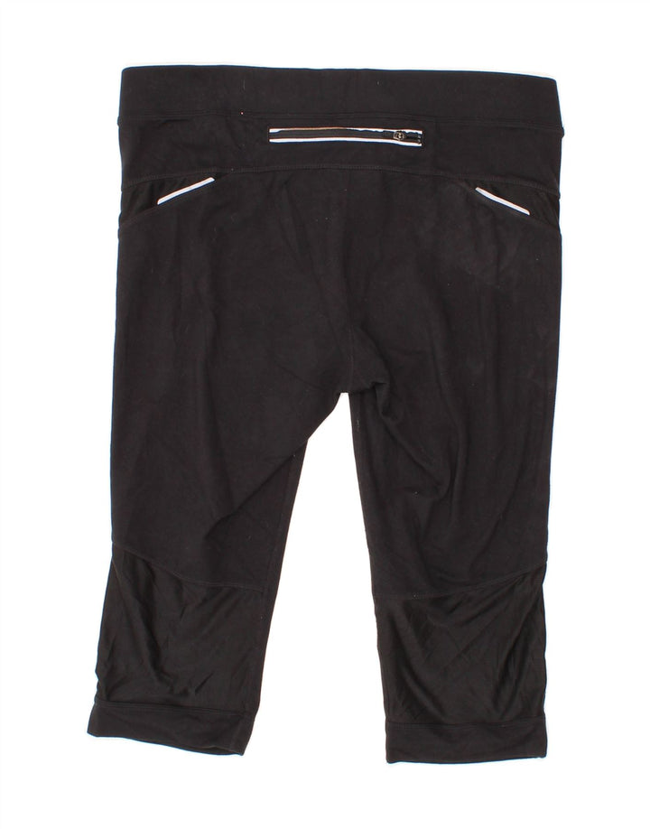 ATHLETA Womens Capri Leggings UK 14 Large  Black Polyester Vintage Athleta and Second-Hand Athleta from Messina Hembry 