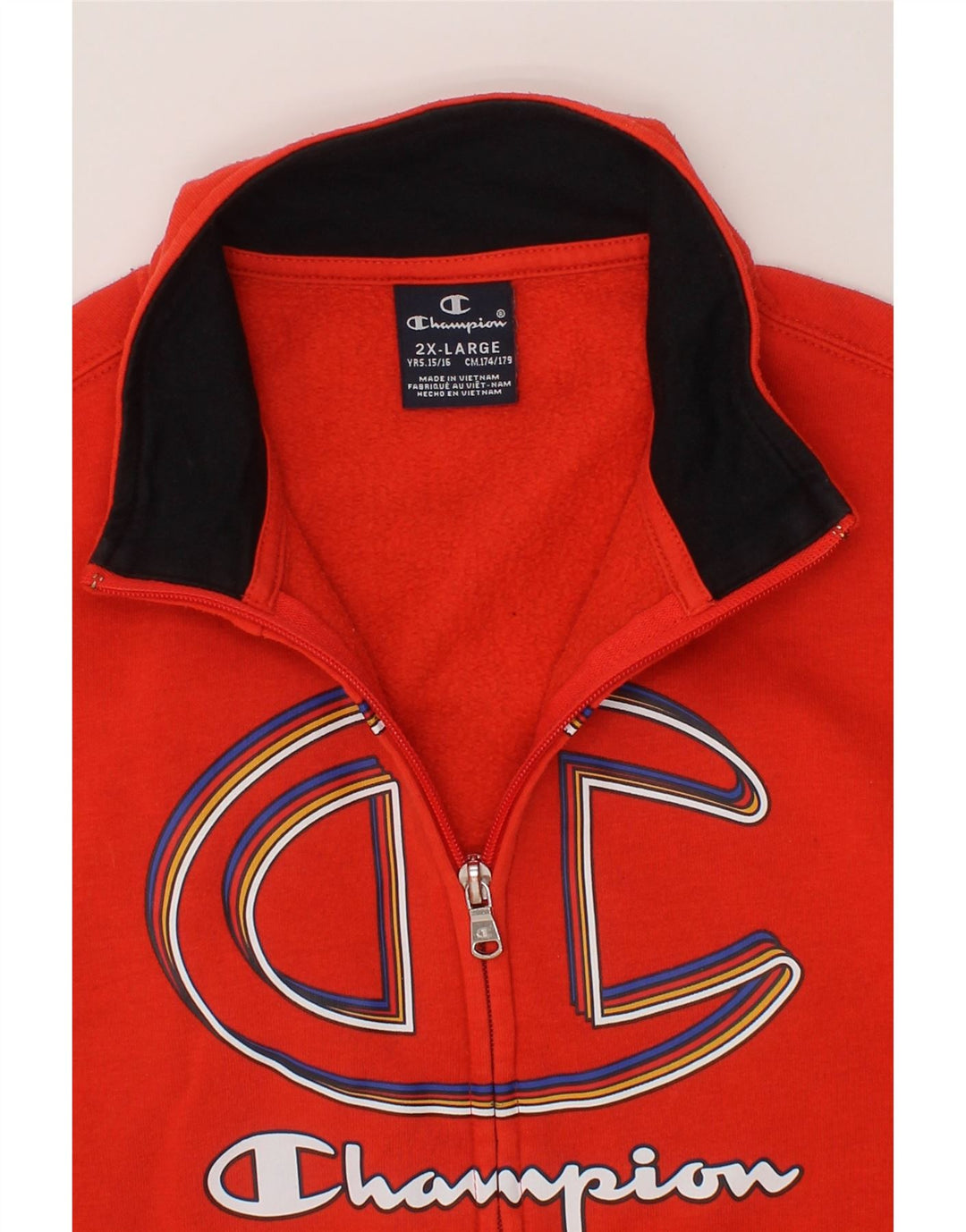 CHAMPION Boys Graphic Tracksuit Top Jacket 15-16 Years 2XL  Orange Vintage Champion and Second-Hand Champion from Messina Hembry 