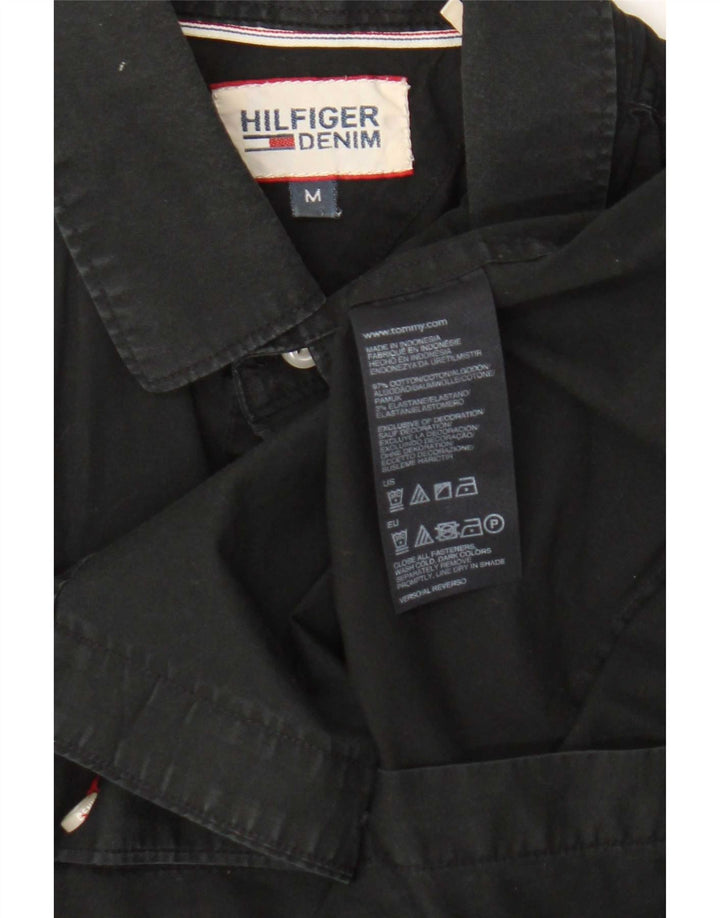 Cămașă pentru bărbați Tommy Hilfiger Slim Fit Medium Black Bumbac Classic