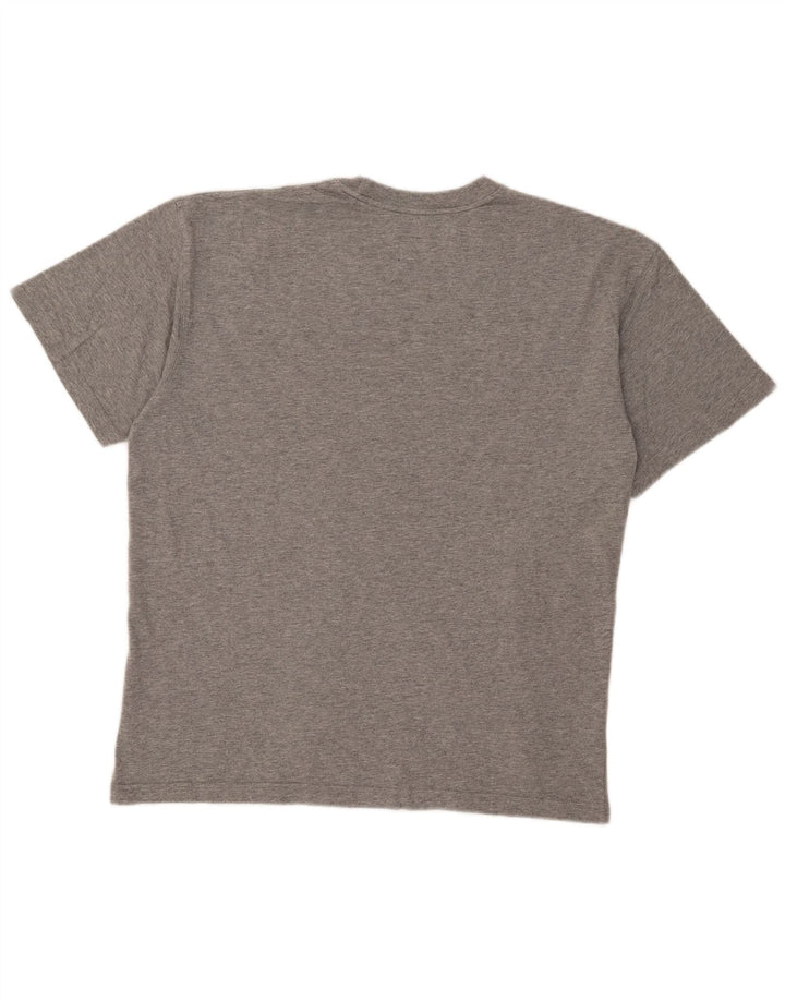 Tricou grafic pentru bărbați CAT Top XL bumbac gri