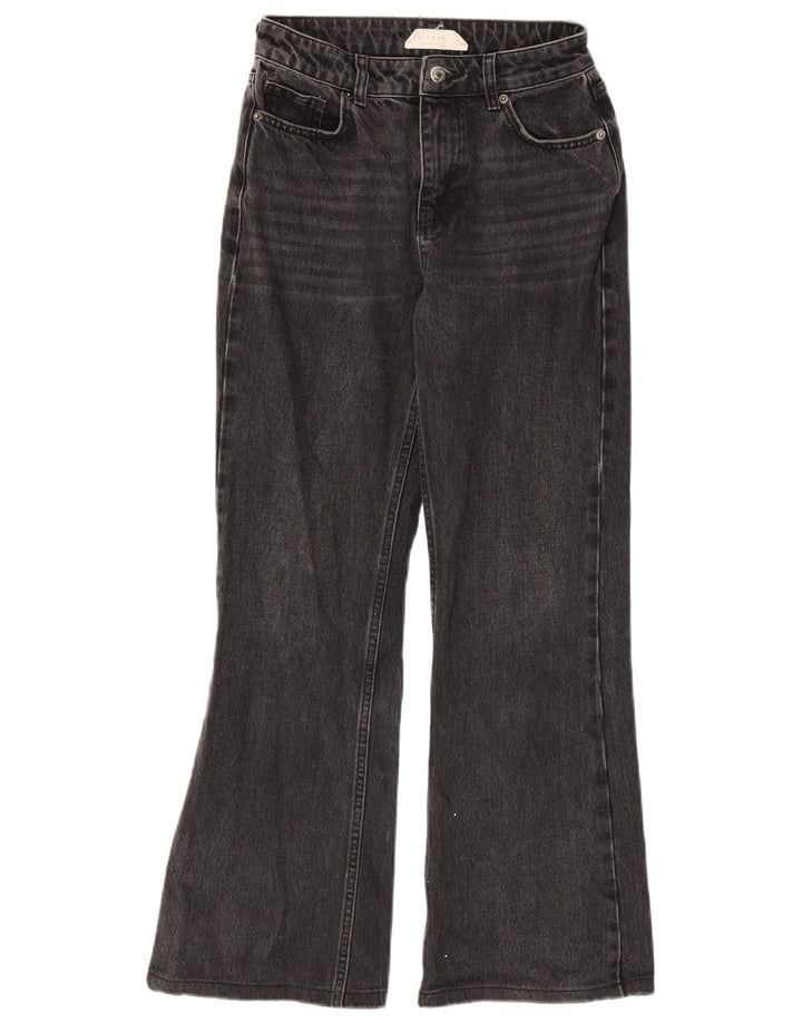 Blugi evazați pentru femei Topshop W26 L30 bumbac gri