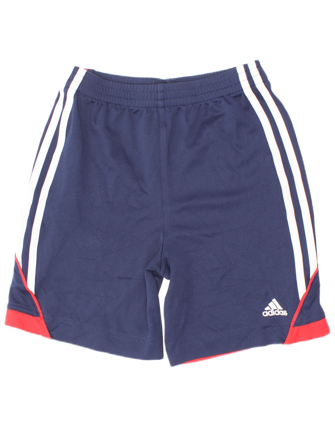 Pantaloni scurți sport pentru băieți Adidas 5-6 ani, albastru bleumarin, poliester color bloc