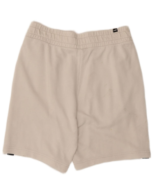 Pantaloni scurți Puma Graphic Sport pentru bărbați, mari, alb, din bumbac