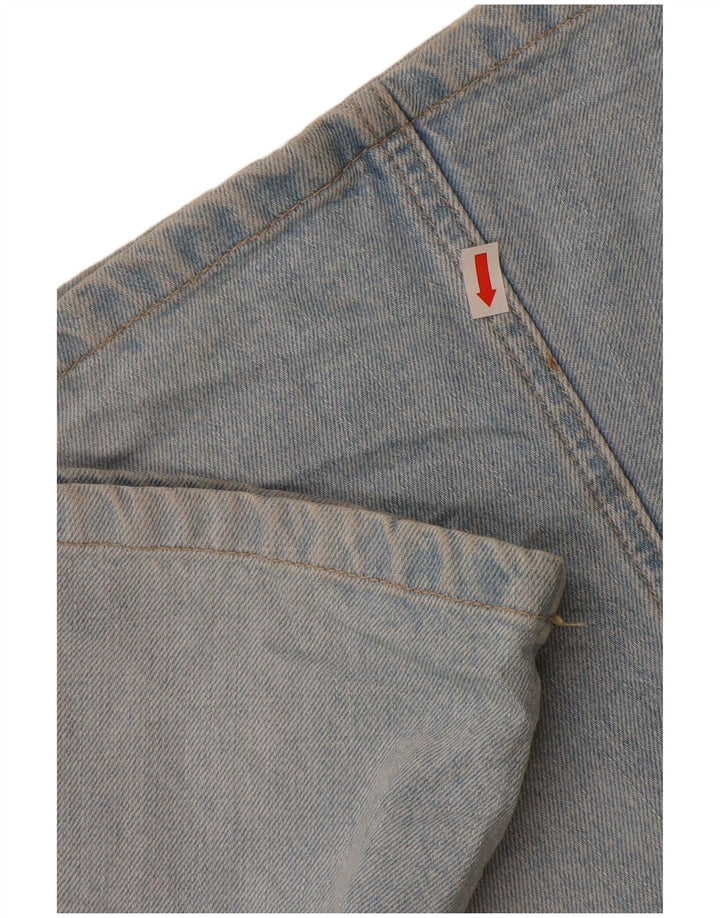 TOMMY HILFIGER Fusta de denim cu talie înaltă pentru femei US 10 mare W30 bumbac albastru