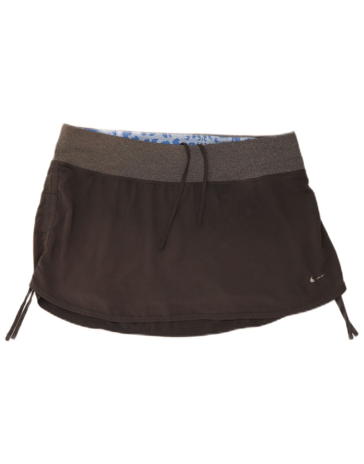 Pantaloni sport Nike pentru femei UK 14, mare, gri, poliester color bloc