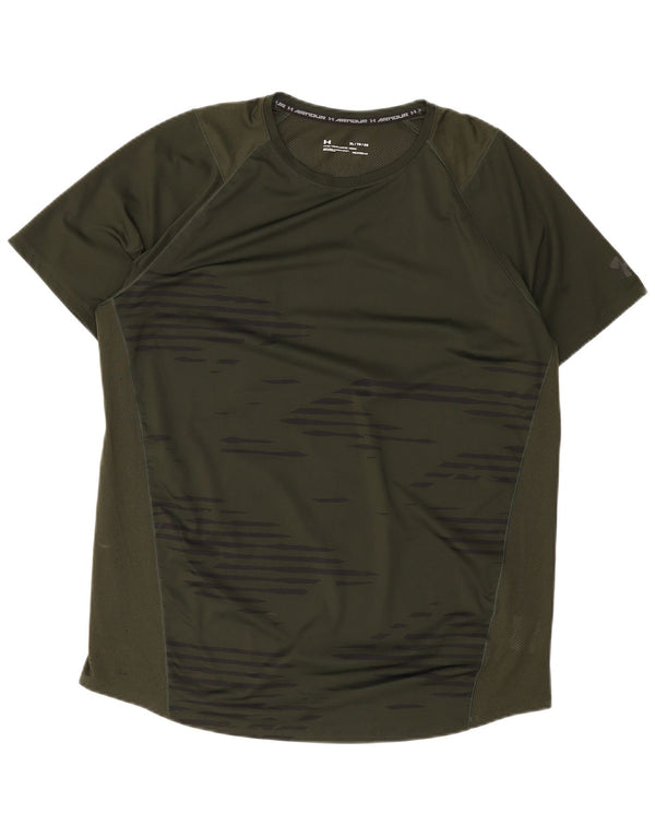 Tricou Under Armour pentru bărbați Top XL Poliester cu dungi verzi